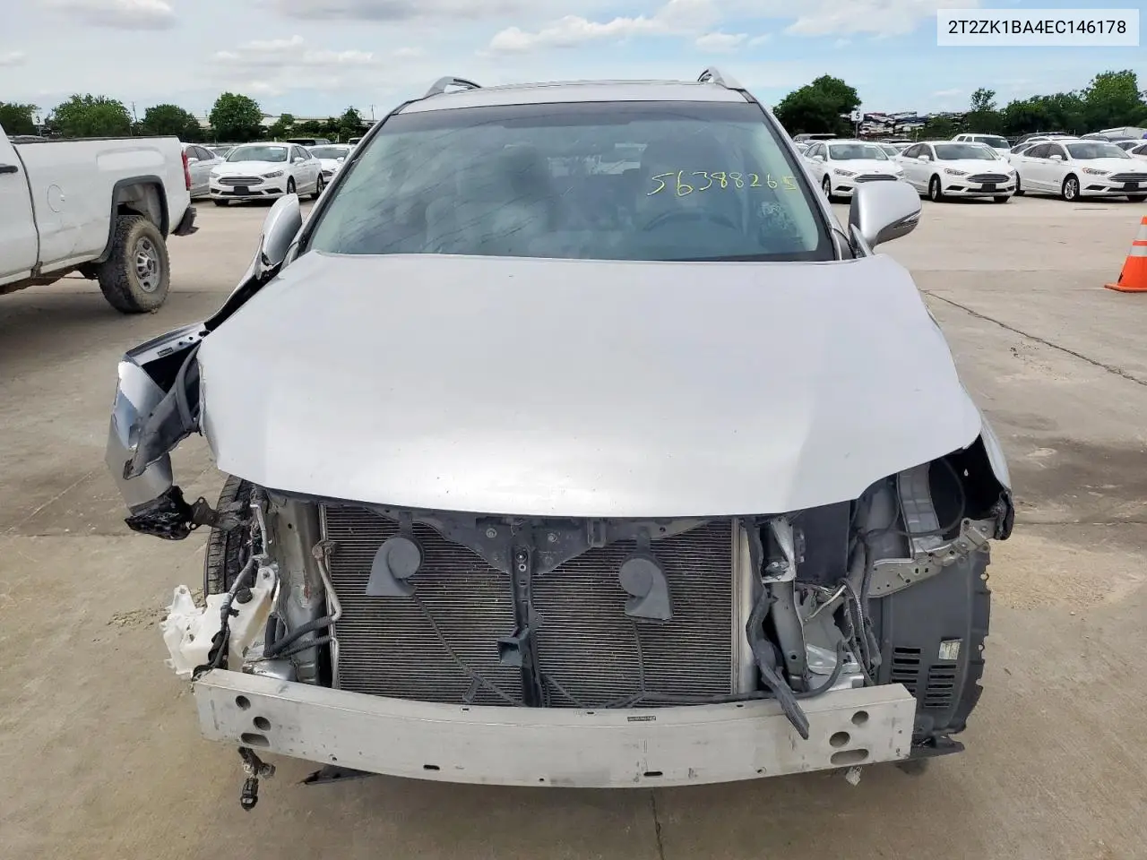 2014 Lexus Rx 350 VIN: 2T2ZK1BA4EC146178 Lot: 56388265