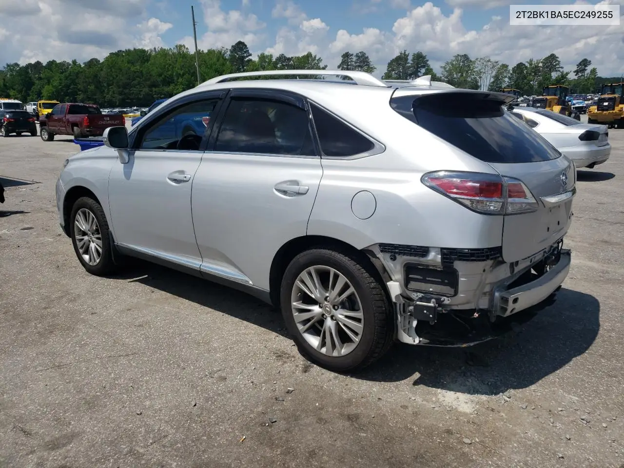 2014 Lexus Rx 350 Base VIN: 2T2BK1BA5EC249255 Lot: 56499855