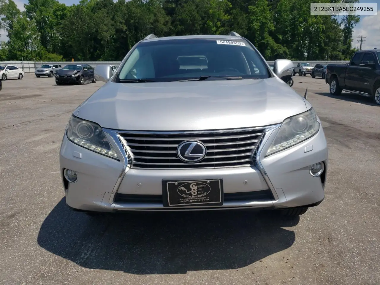 2014 Lexus Rx 350 Base VIN: 2T2BK1BA5EC249255 Lot: 56499855