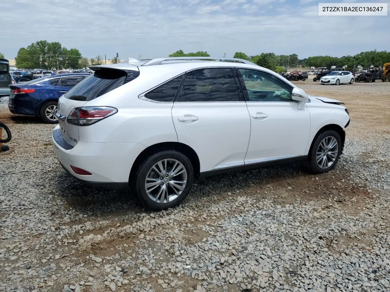2014 Lexus Rx 350 VIN: 2T2ZK1BA2EC136247 Lot: 56802635