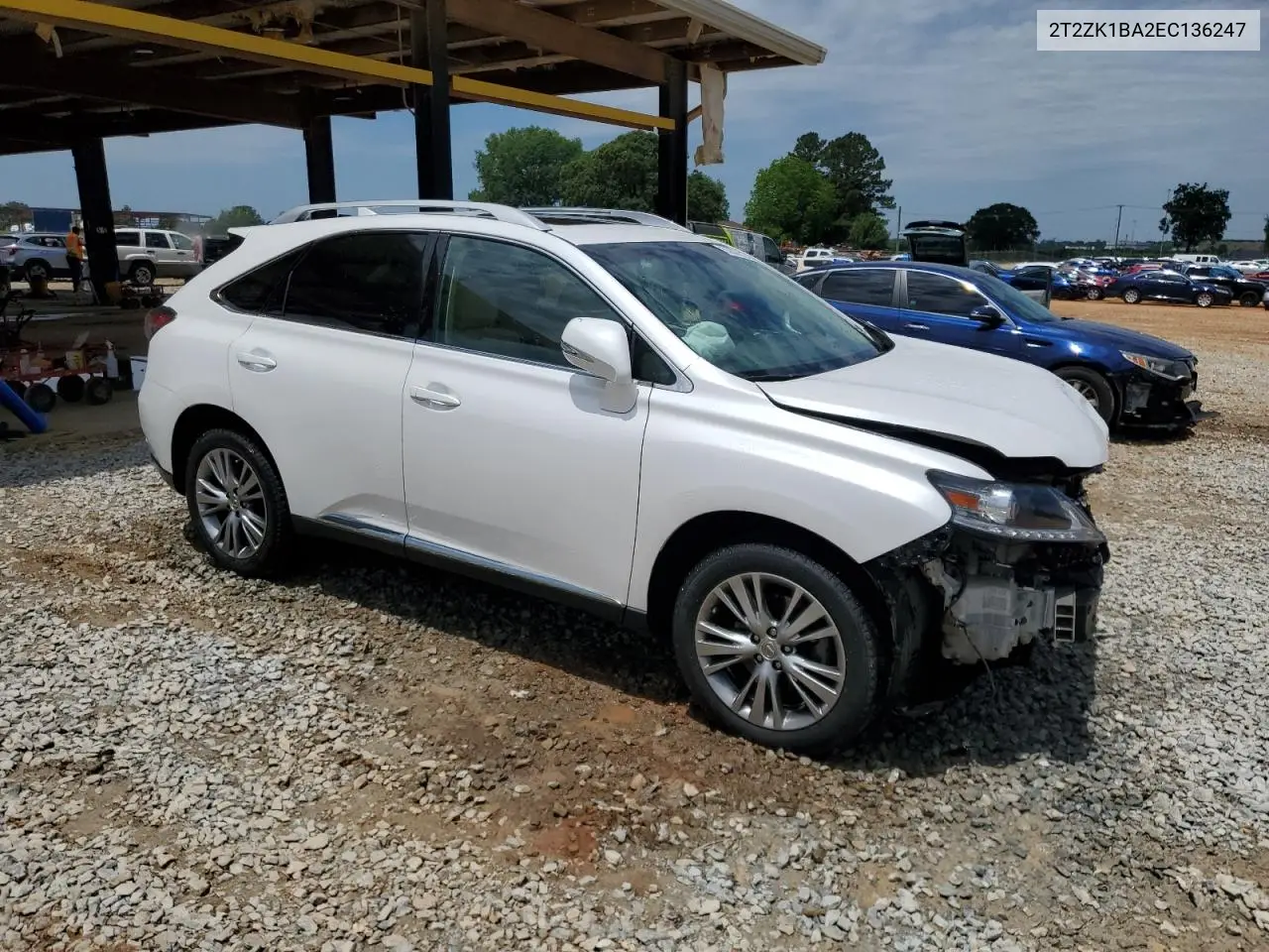 2014 Lexus Rx 350 VIN: 2T2ZK1BA2EC136247 Lot: 56802635