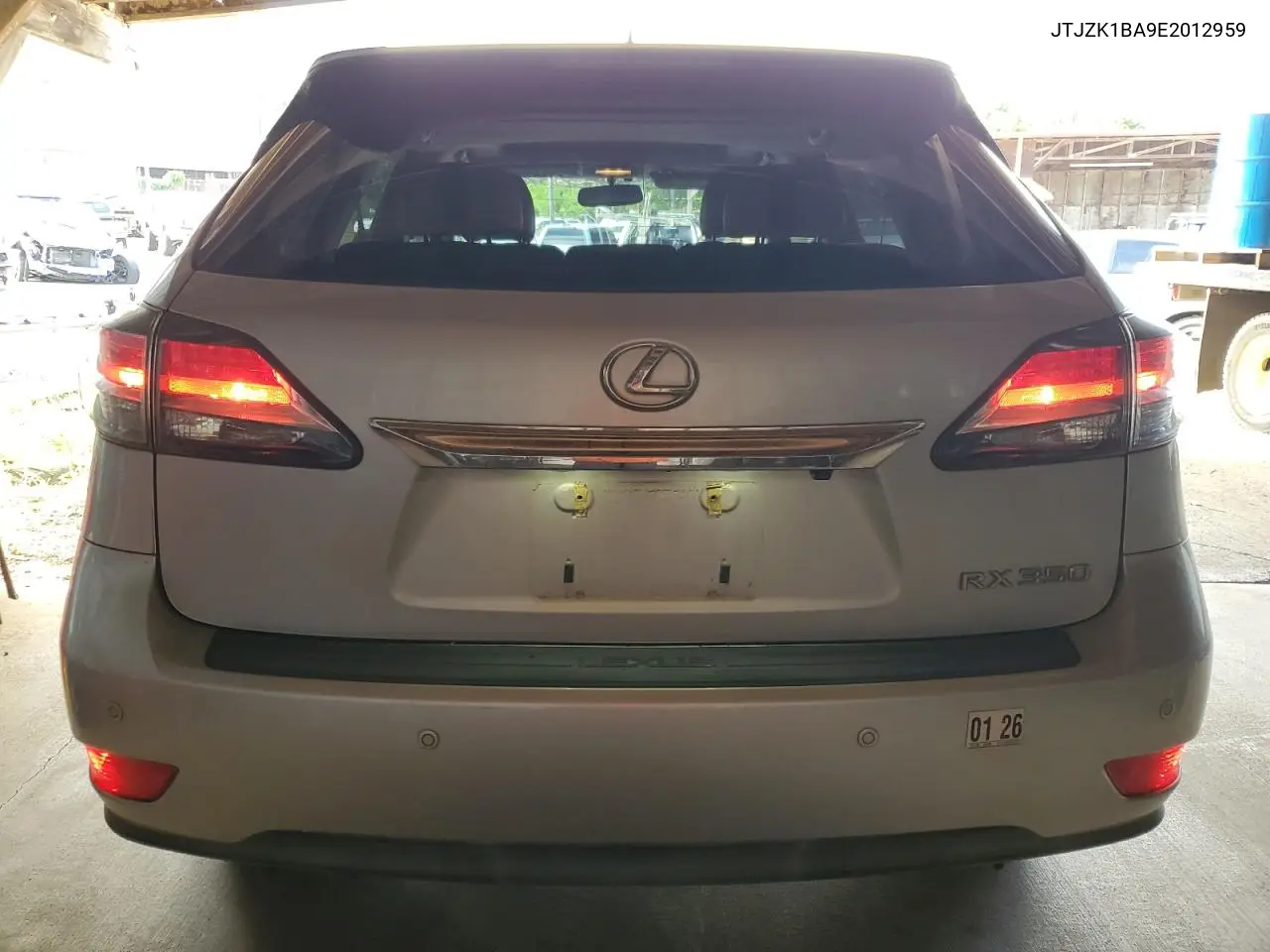 2014 Lexus Rx 350 VIN: JTJZK1BA9E2012959 Lot: 56993625