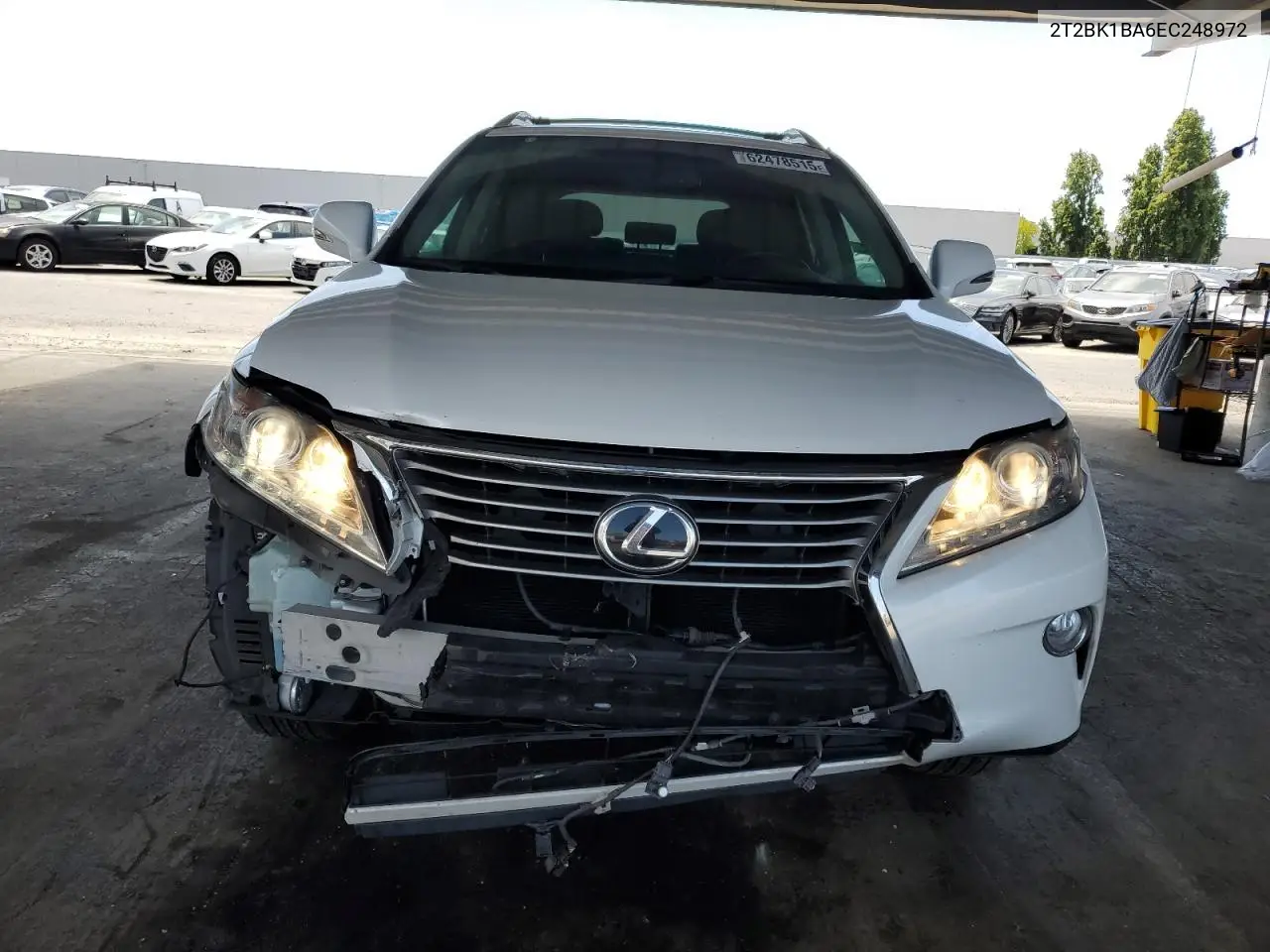 2014 Lexus Rx 350 Base VIN: 2T2BK1BA6EC248972 Lot: 62478515
