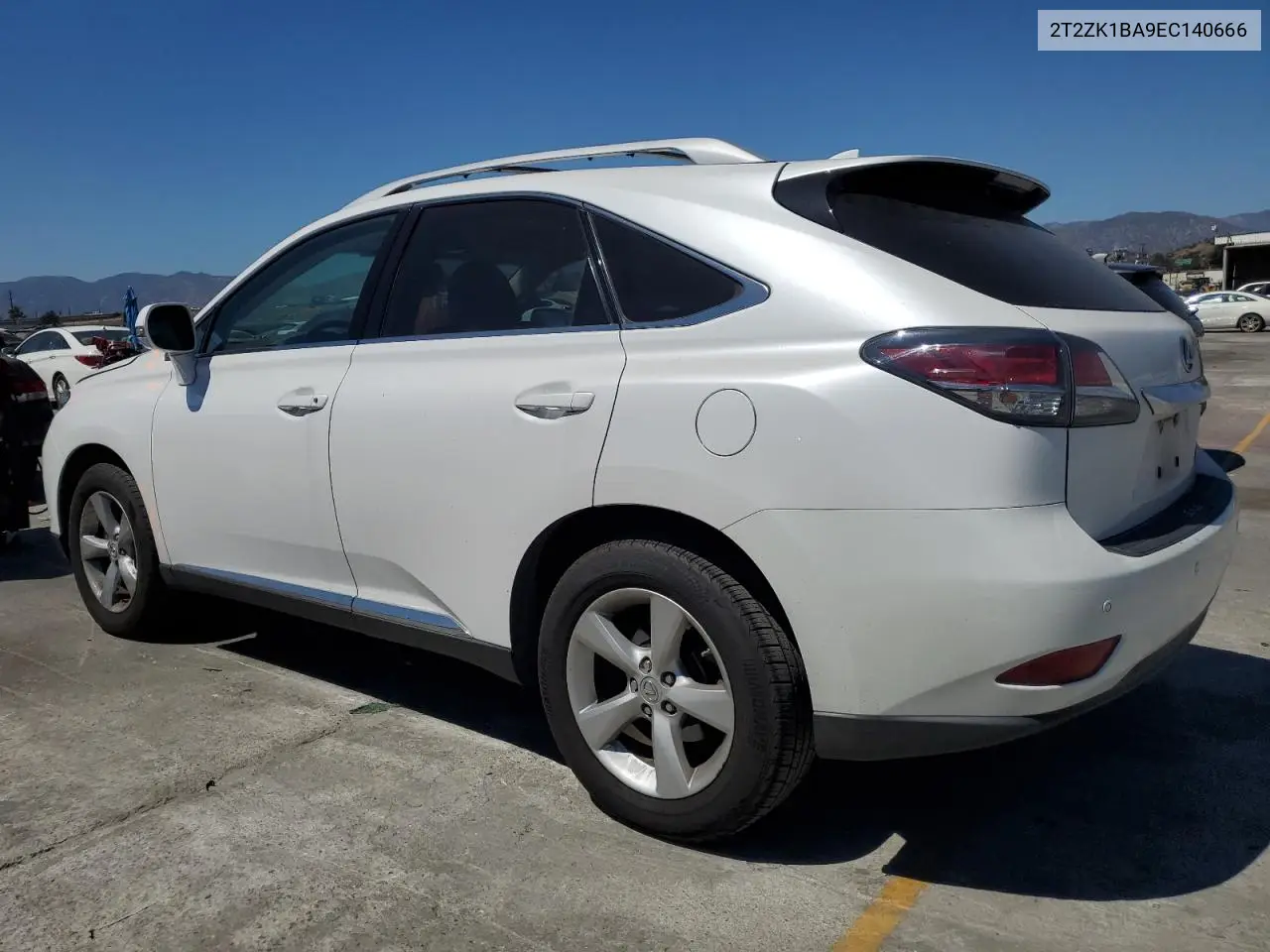 2014 Lexus Rx 350 VIN: 2T2ZK1BA9EC140666 Lot: 62848395