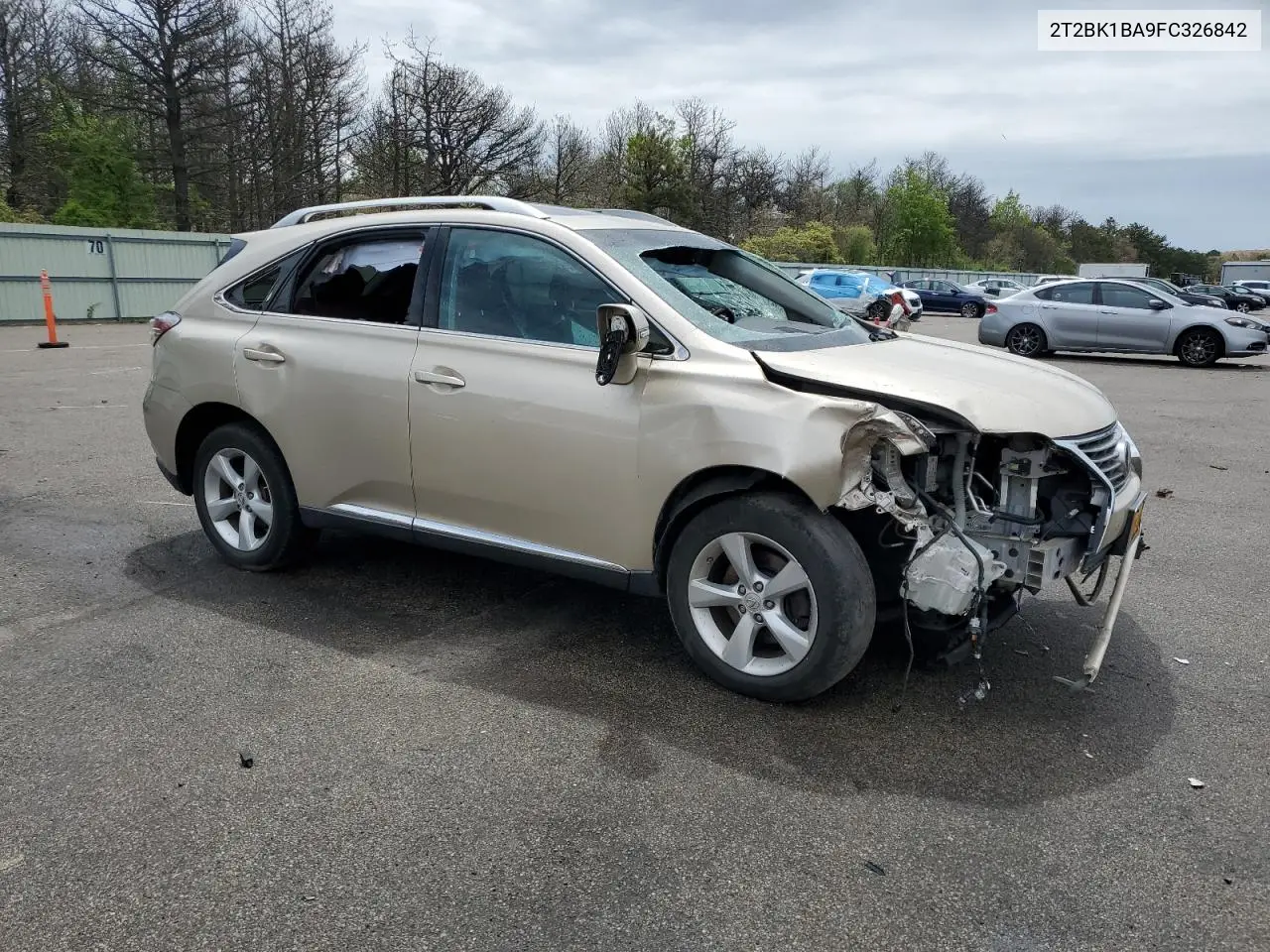 2015 Lexus Rx 350 Base VIN: 2T2BK1BA9FC326842 Lot: 56406925