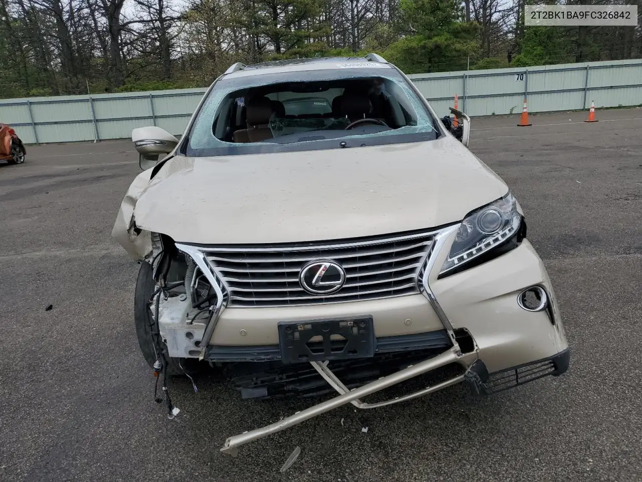 2015 Lexus Rx 350 Base VIN: 2T2BK1BA9FC326842 Lot: 56406925