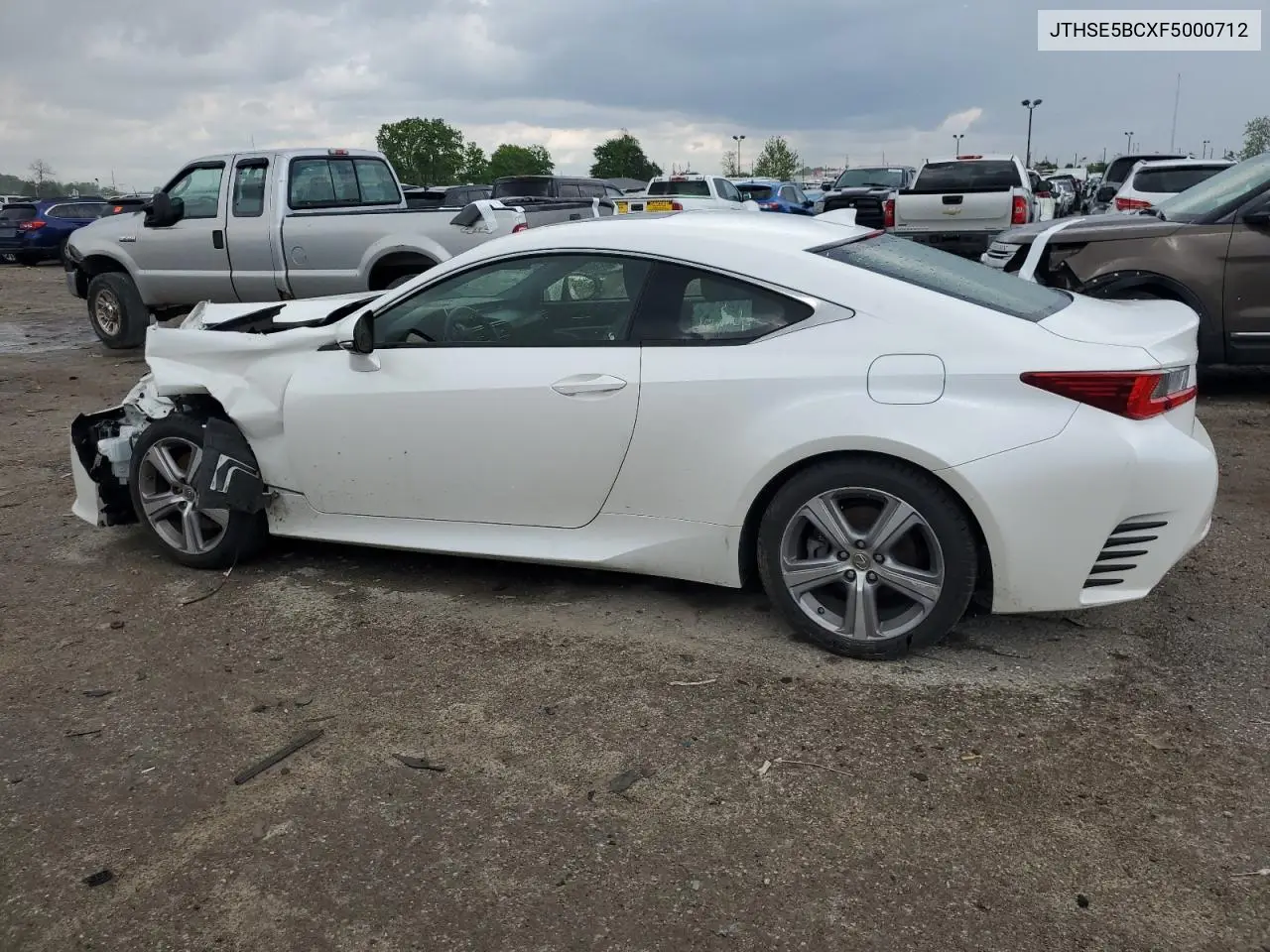 2015 Lexus Rc 350 VIN: JTHSE5BCXF5000712 Lot: 56539265