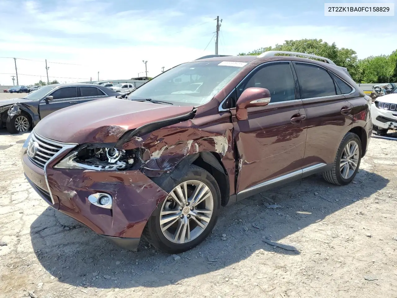 2015 Lexus Rx 350 VIN: 2T2ZK1BA0FC158829 Lot: 56669615