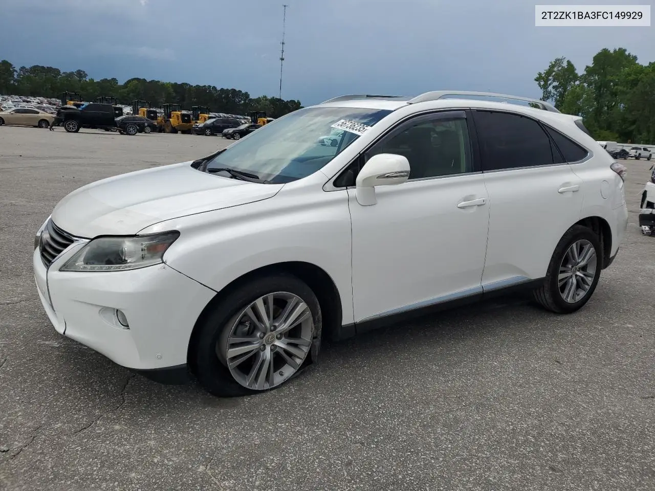 2015 Lexus Rx 350 VIN: 2T2ZK1BA3FC149929 Lot: 56736235
