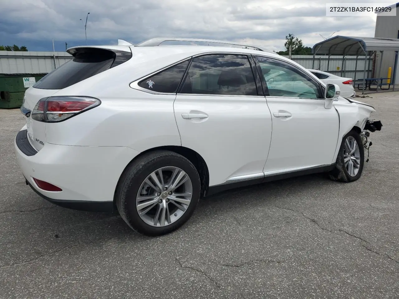 2015 Lexus Rx 350 VIN: 2T2ZK1BA3FC149929 Lot: 56736235