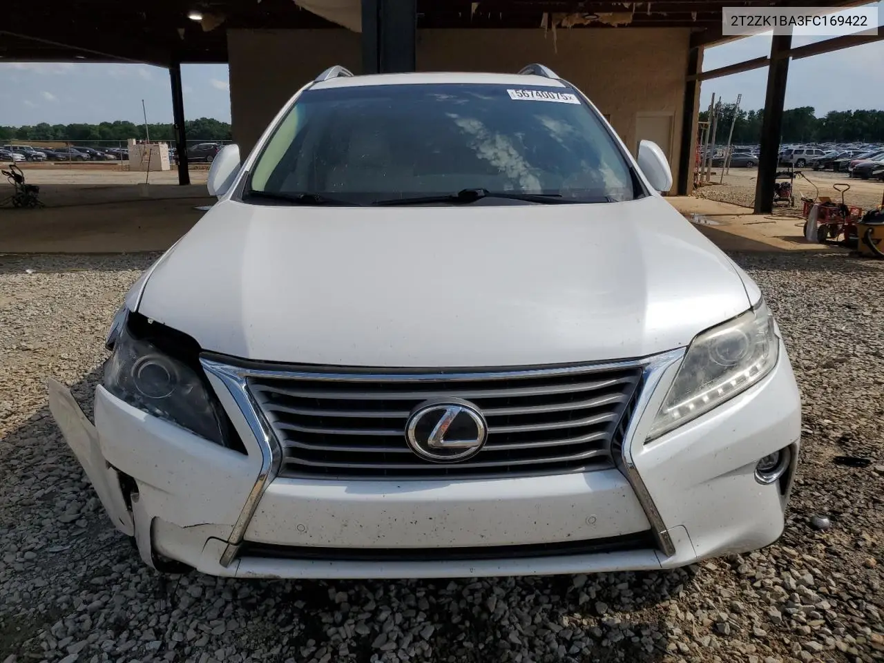 2015 Lexus Rx 350 VIN: 2T2ZK1BA3FC169422 Lot: 56740075