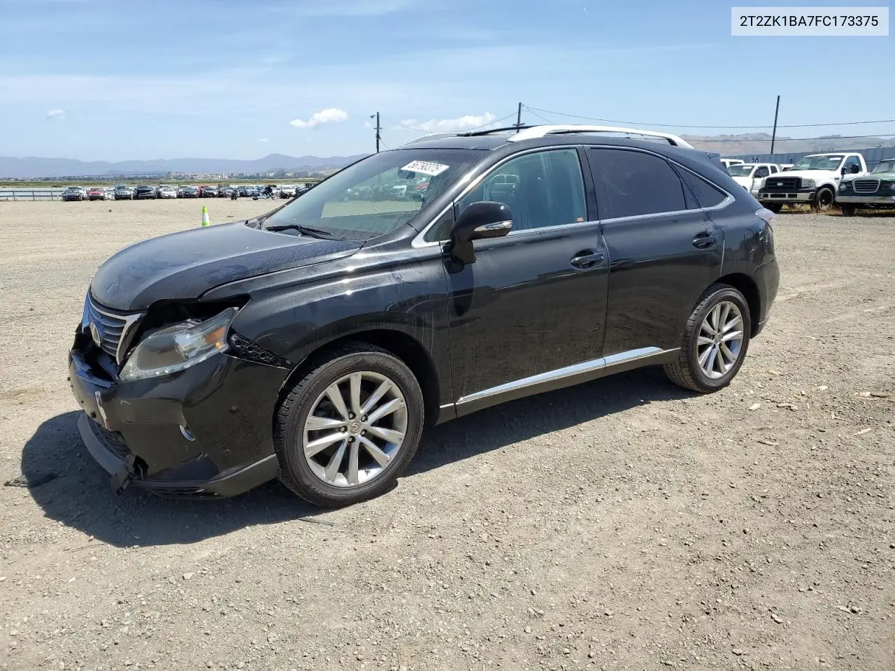 2t2zk1ba7fc173375 2T2ZK1BA7FC173375 2015 Lexus Rx 350