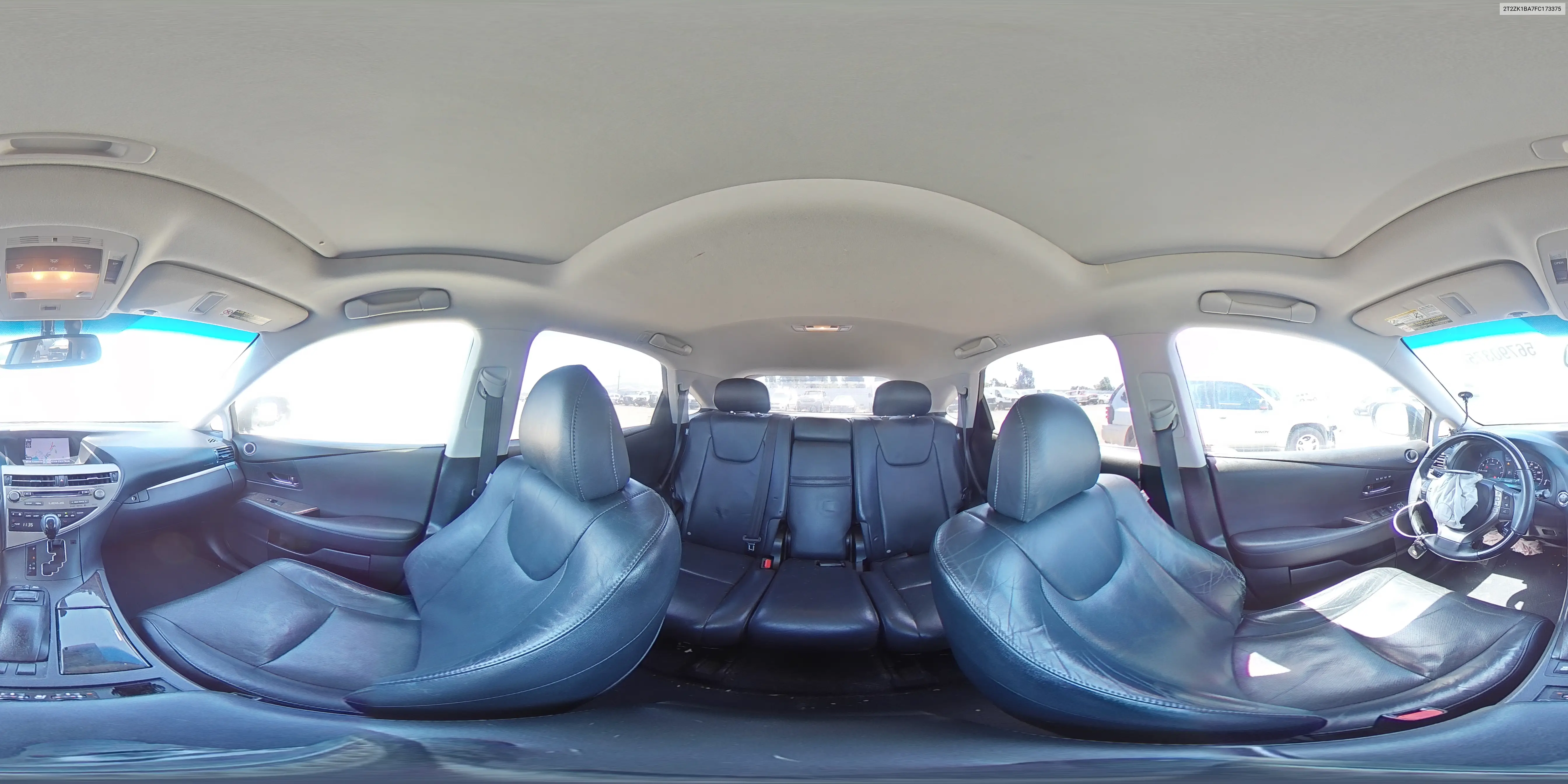 2t2zk1ba7fc173375 2T2ZK1BA7FC173375 2015 Lexus Rx 350