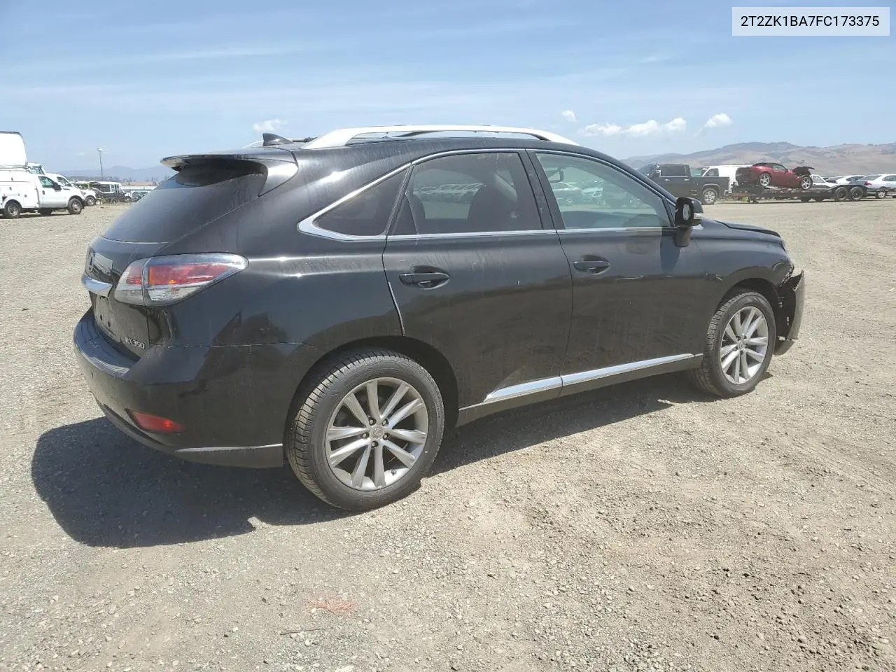 2t2zk1ba7fc173375 2T2ZK1BA7FC173375 2015 Lexus Rx 350