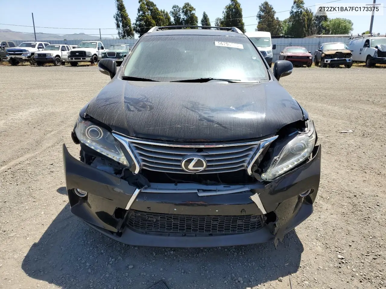 2t2zk1ba7fc173375 2T2ZK1BA7FC173375 2015 Lexus Rx 350