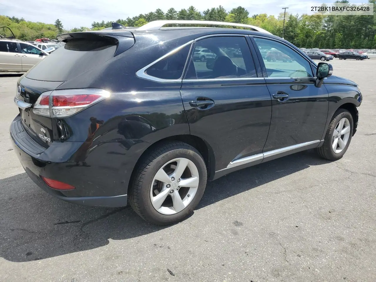 2015 Lexus Rx 350 Base VIN: 2T2BK1BAXFC326428 Lot: 56966755