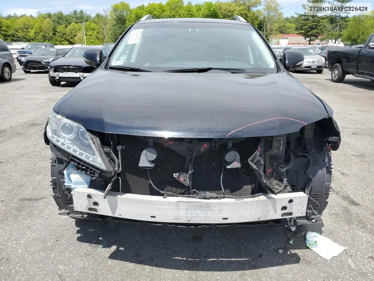 2015 Lexus Rx 350 Base VIN: 2T2BK1BAXFC326428 Lot: 56966755