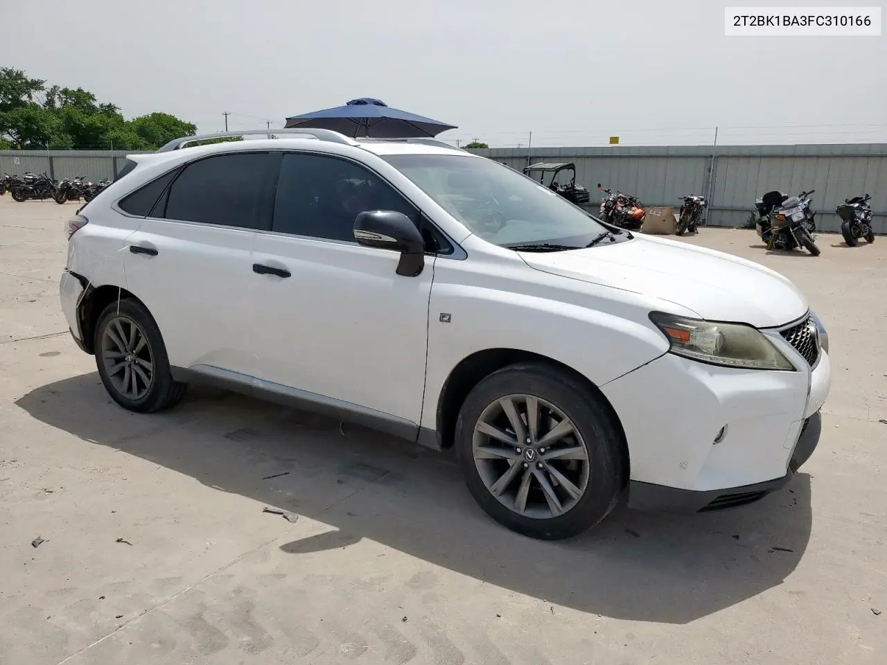 2015 Lexus Rx 350 Base VIN: 2T2BK1BA3FC310166 Lot: 57115365