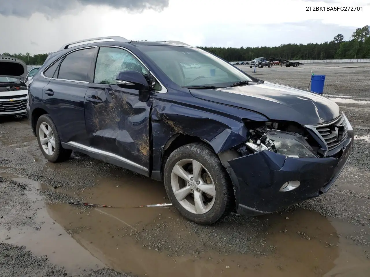 2015 Lexus Rx 350 Base VIN: 2T2BK1BA5FC272701 Lot: 58816635