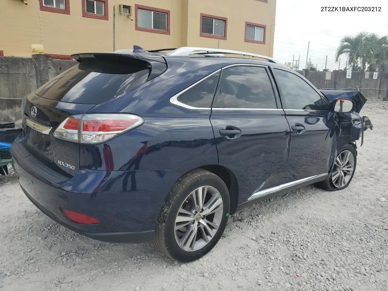 2015 Lexus Rx 350 VIN: 2T2ZK1BAXFC203212 Lot: 62215645