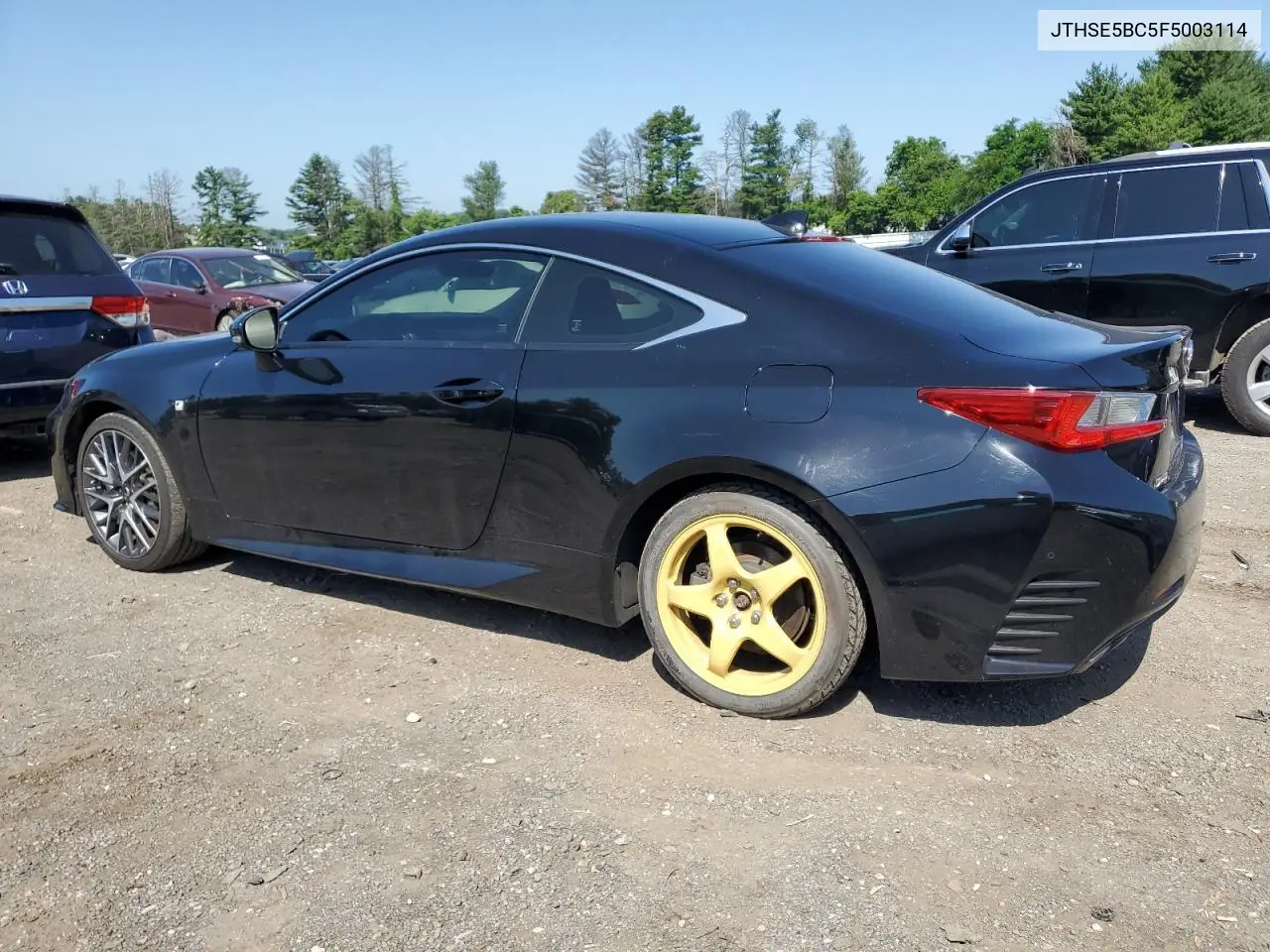 2015 Lexus Rc 350 VIN: JTHSE5BC5F5003114 Lot: 62284525