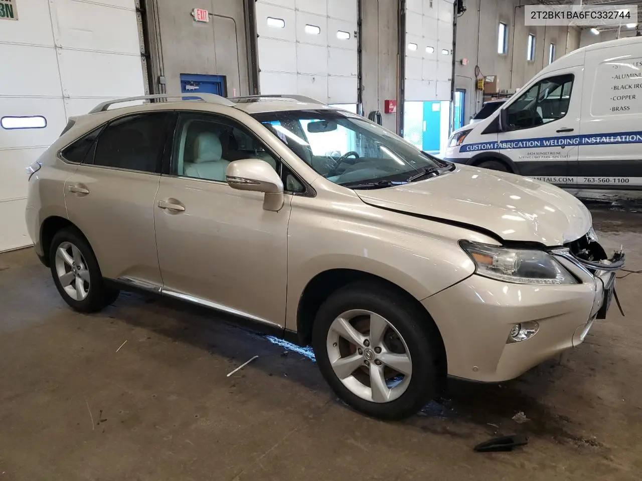 2015 Lexus Rx 350 Base VIN: 2T2BK1BA6FC332744 Lot: 62574425