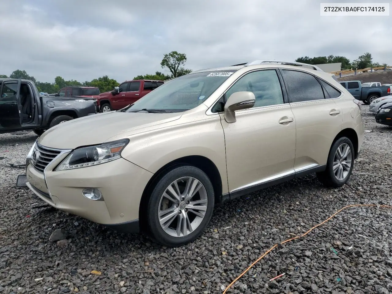 2015 Lexus Rx 350 VIN: 2T2ZK1BA0FC174125 Lot: 62687885