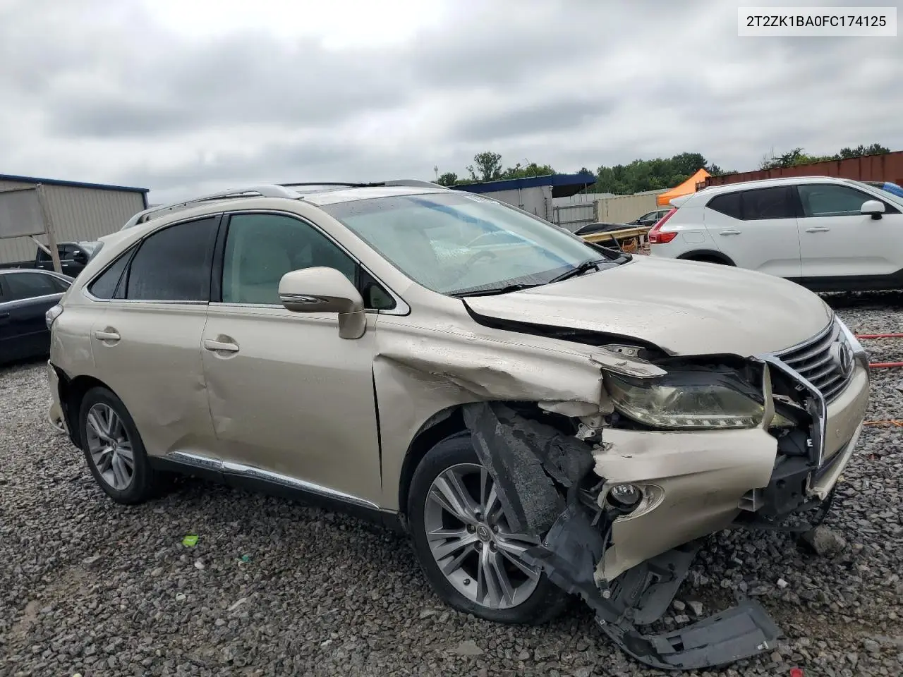 2015 Lexus Rx 350 VIN: 2T2ZK1BA0FC174125 Lot: 62687885