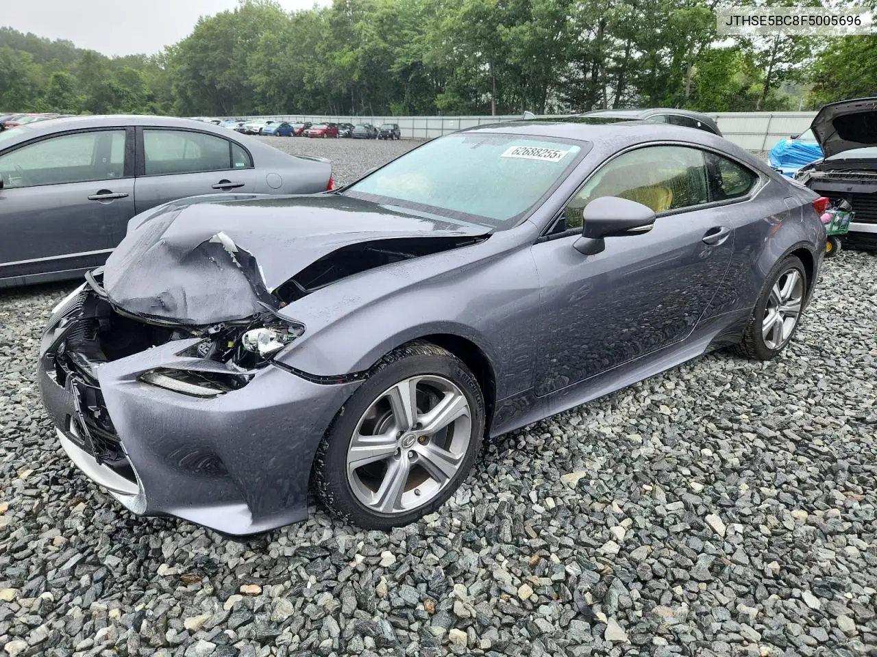 2015 Lexus Rc 350 VIN: JTHSE5BC8F5005696 Lot: 62688255