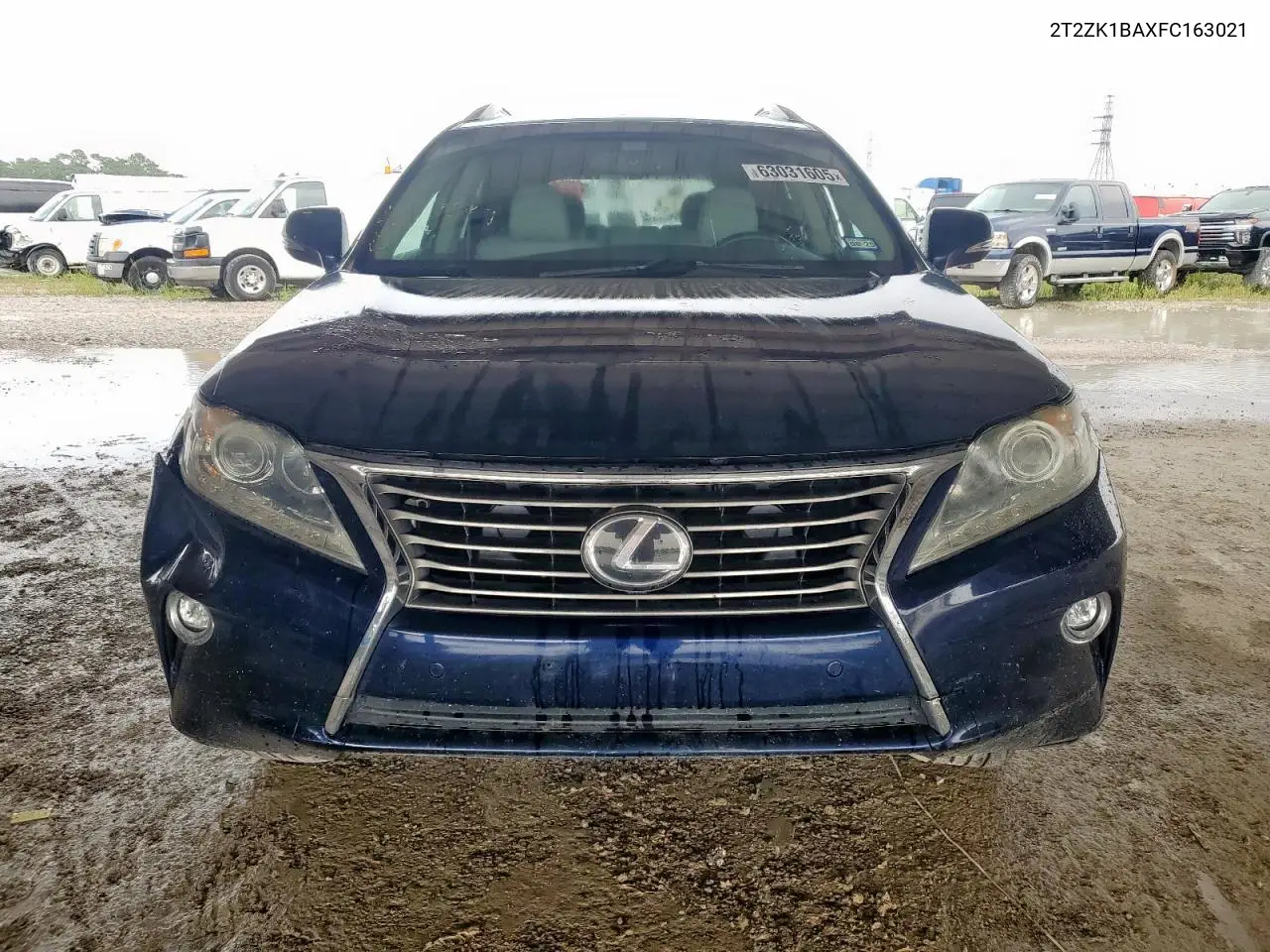 2015 Lexus Rx 350 VIN: 2T2ZK1BAXFC163021 Lot: 63031605