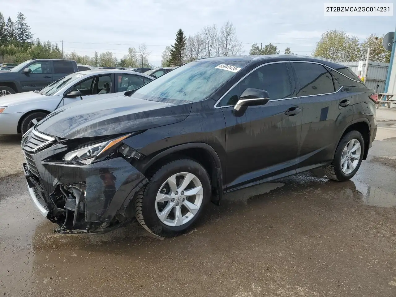 2016 Lexus Rx 350 Base VIN: 2T2BZMCA2GC014231 Lot: 55941415