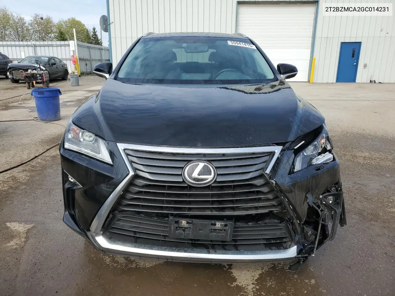 2016 Lexus Rx 350 Base VIN: 2T2BZMCA2GC014231 Lot: 55941415