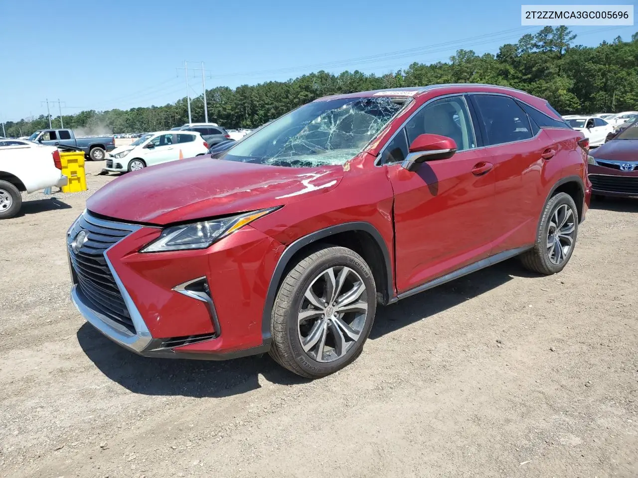 2016 Lexus Rx 350 VIN: 2T2ZZMCA3GC005696 Lot: 56166385