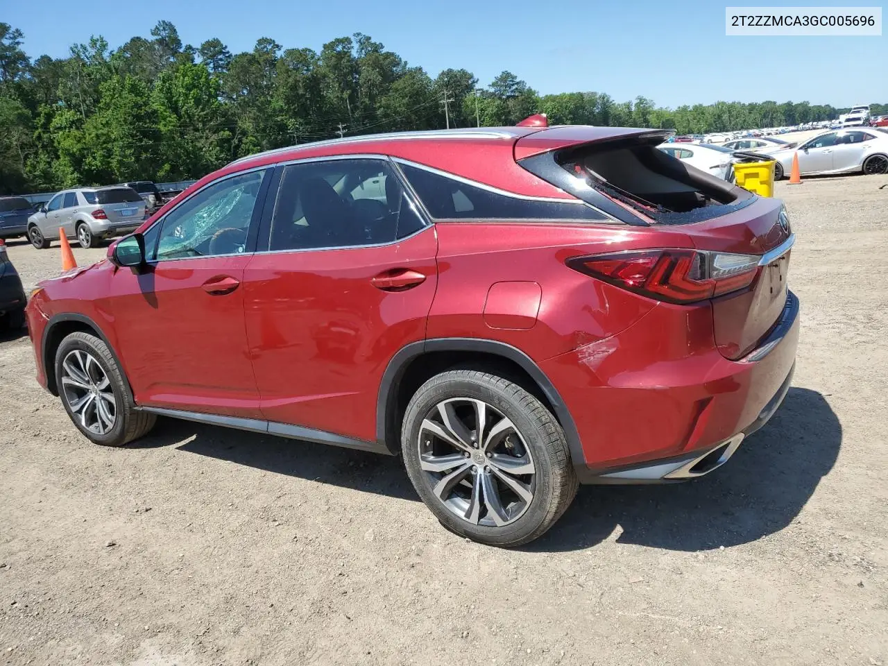 2016 Lexus Rx 350 VIN: 2T2ZZMCA3GC005696 Lot: 56166385