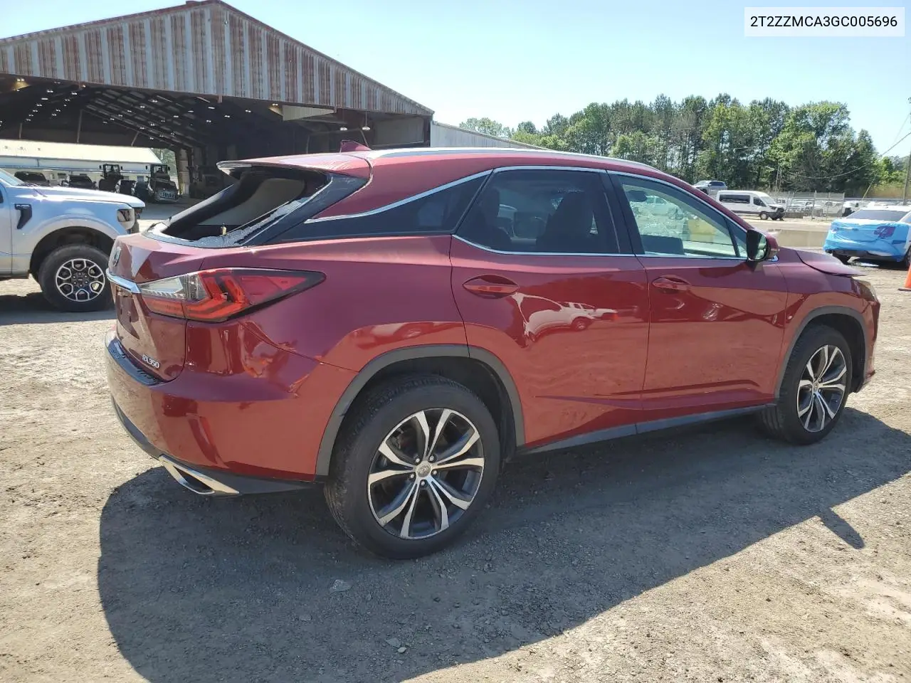 2016 Lexus Rx 350 VIN: 2T2ZZMCA3GC005696 Lot: 56166385