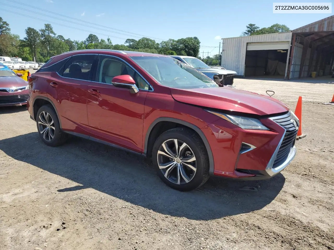 2016 Lexus Rx 350 VIN: 2T2ZZMCA3GC005696 Lot: 56166385