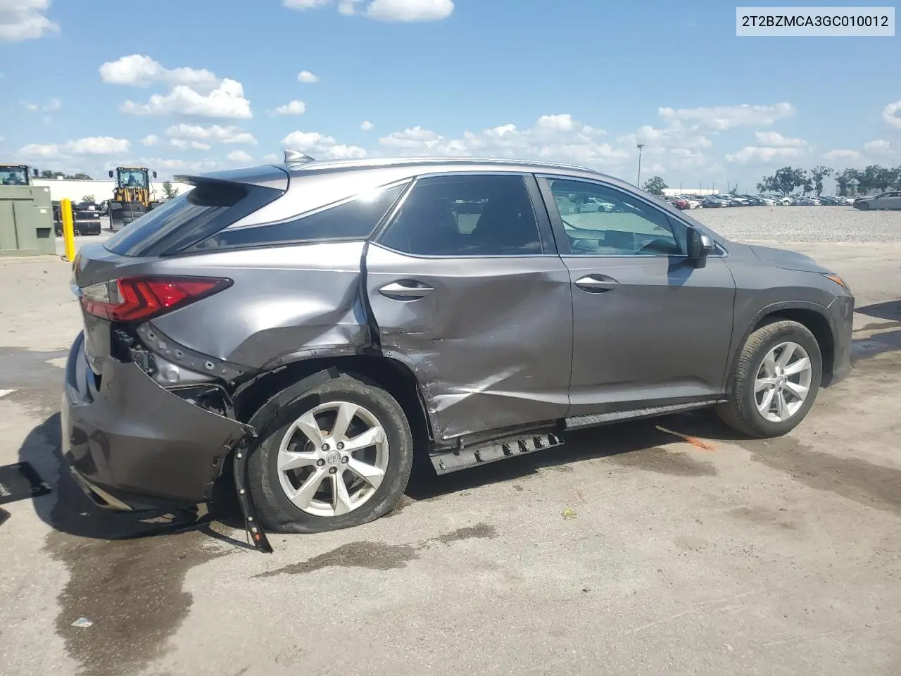 2016 Lexus Rx 350 Base VIN: 2T2BZMCA3GC010012 Lot: 56949255