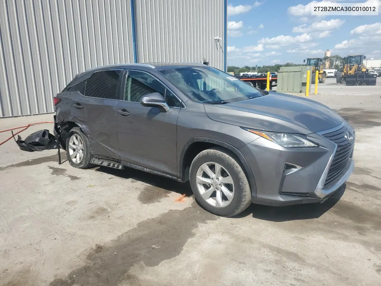 2016 Lexus Rx 350 Base VIN: 2T2BZMCA3GC010012 Lot: 56949255