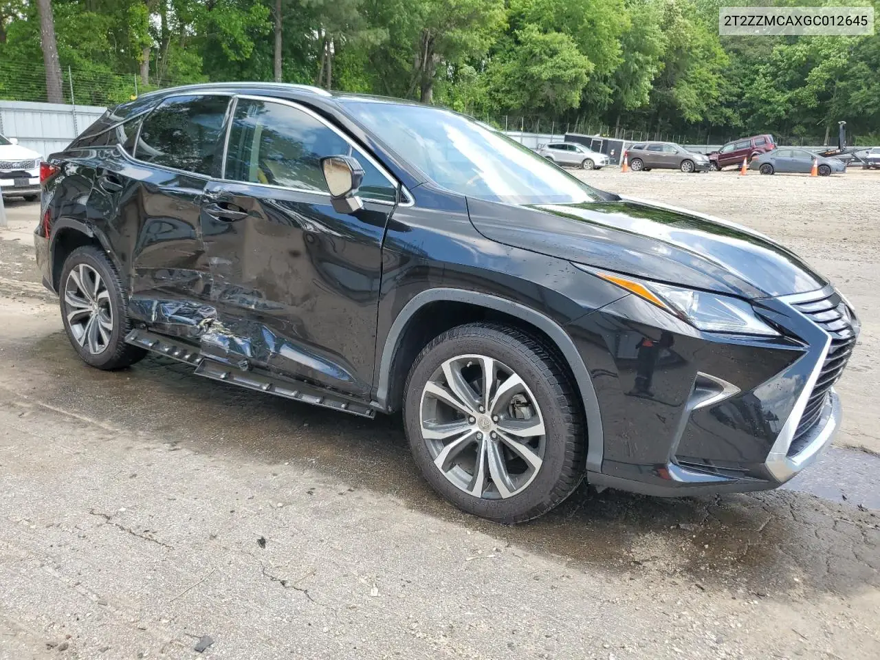 2016 Lexus Rx 350 VIN: 2T2ZZMCAXGC012645 Lot: 56951105