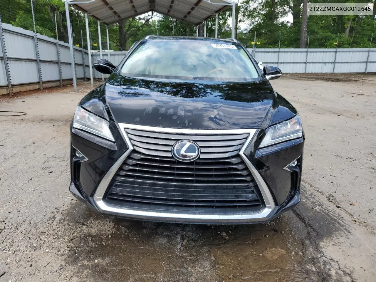 2016 Lexus Rx 350 VIN: 2T2ZZMCAXGC012645 Lot: 56951105