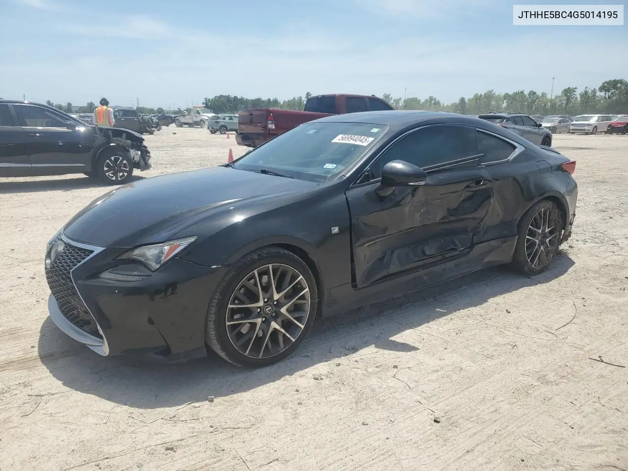 2016 Lexus Rc 350 VIN: JTHHE5BC4G5014195 Lot: 56994045