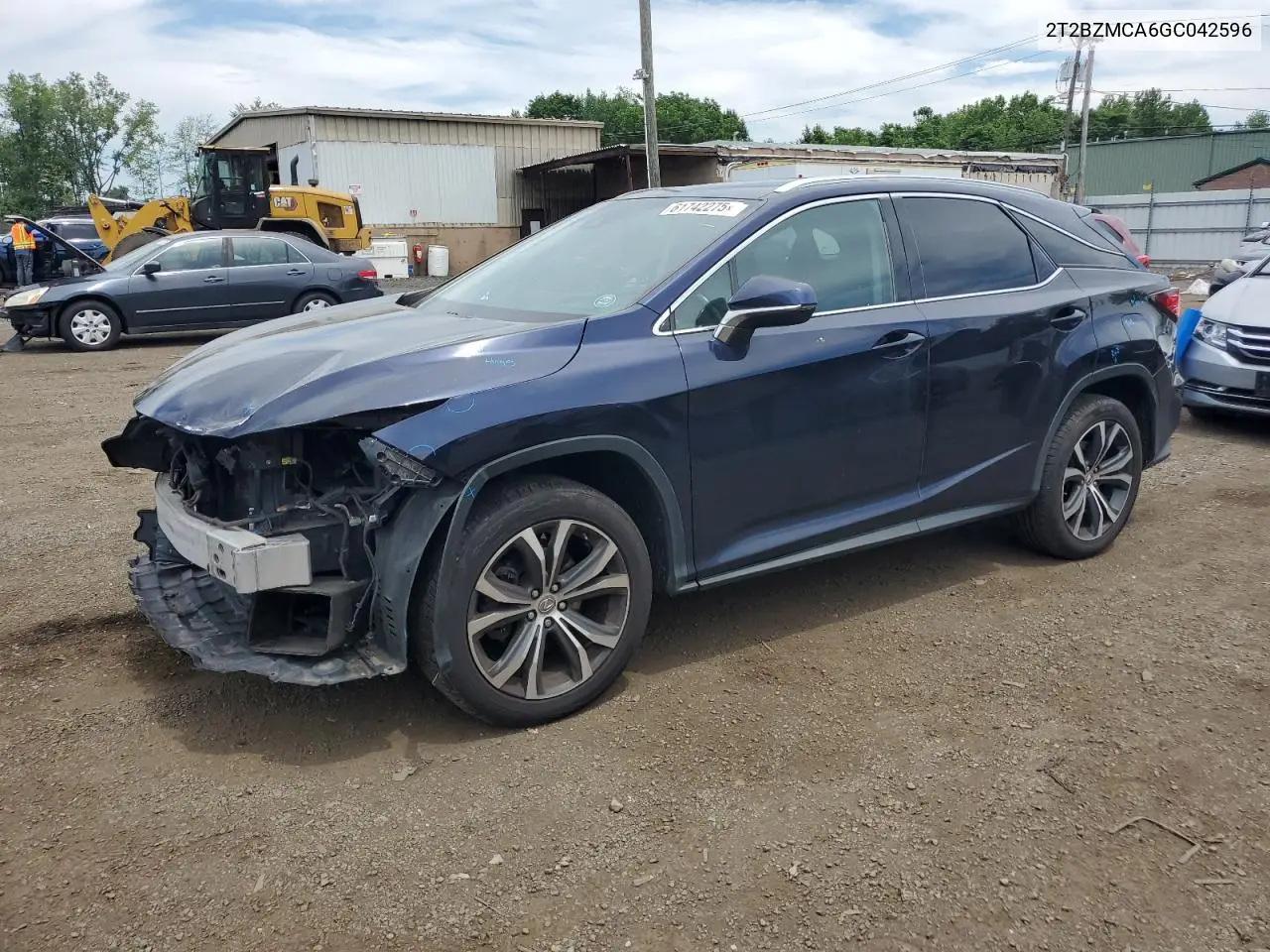 2016 Lexus Rx 350 Base VIN: 2T2BZMCA6GC042596 Lot: 61742275