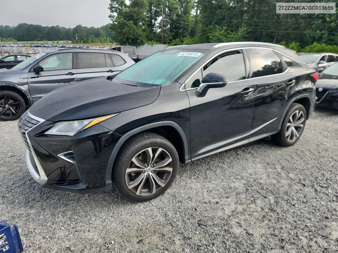2016 Lexus Rx 350 VIN: 2T2ZZMCA7GC013655 Lot: 62193415