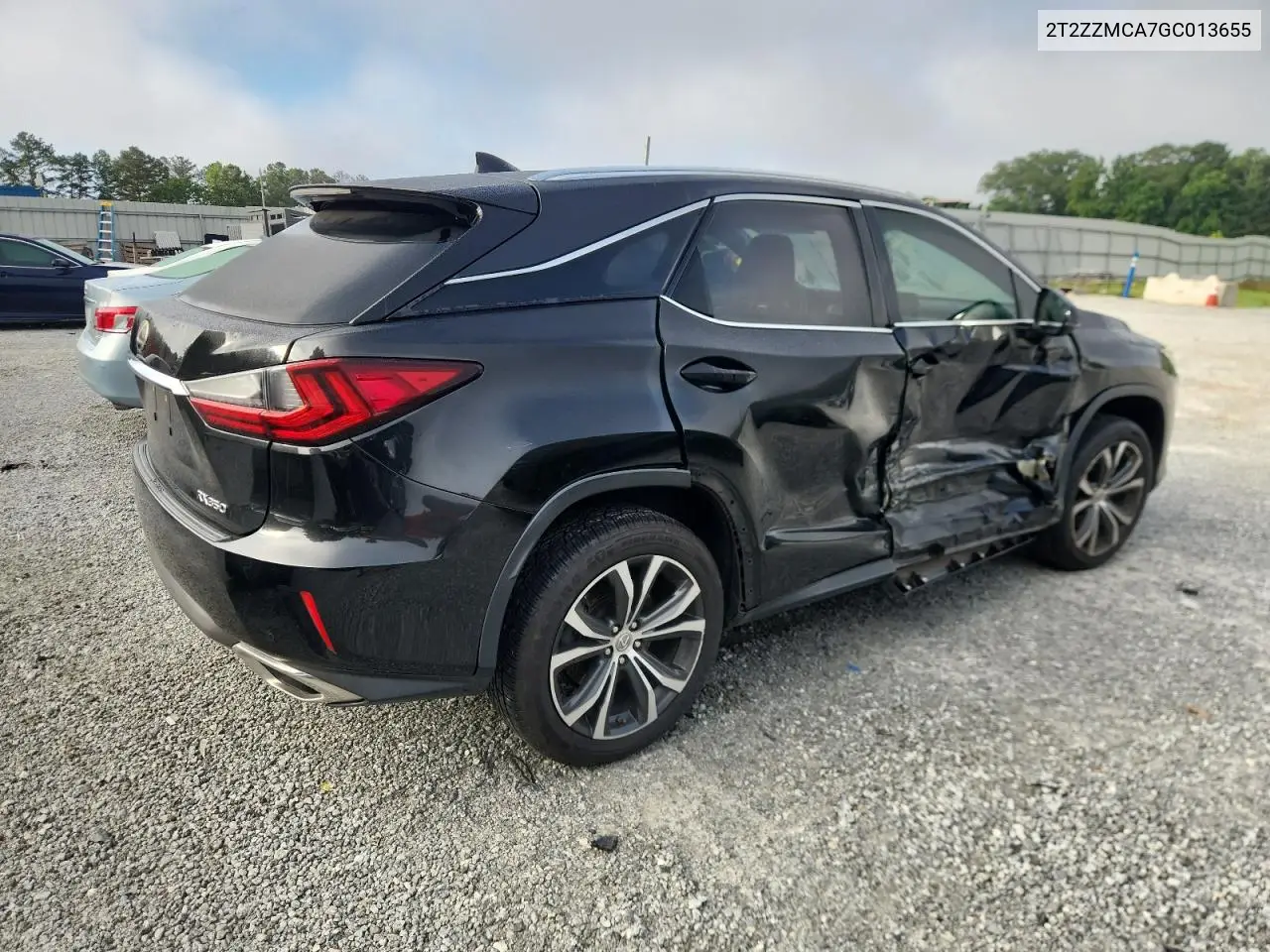 2016 Lexus Rx 350 VIN: 2T2ZZMCA7GC013655 Lot: 62193415