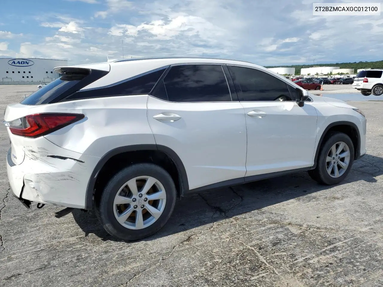 2016 Lexus Rx 350 Base VIN: 2T2BZMCAXGC012100 Lot: 62518235