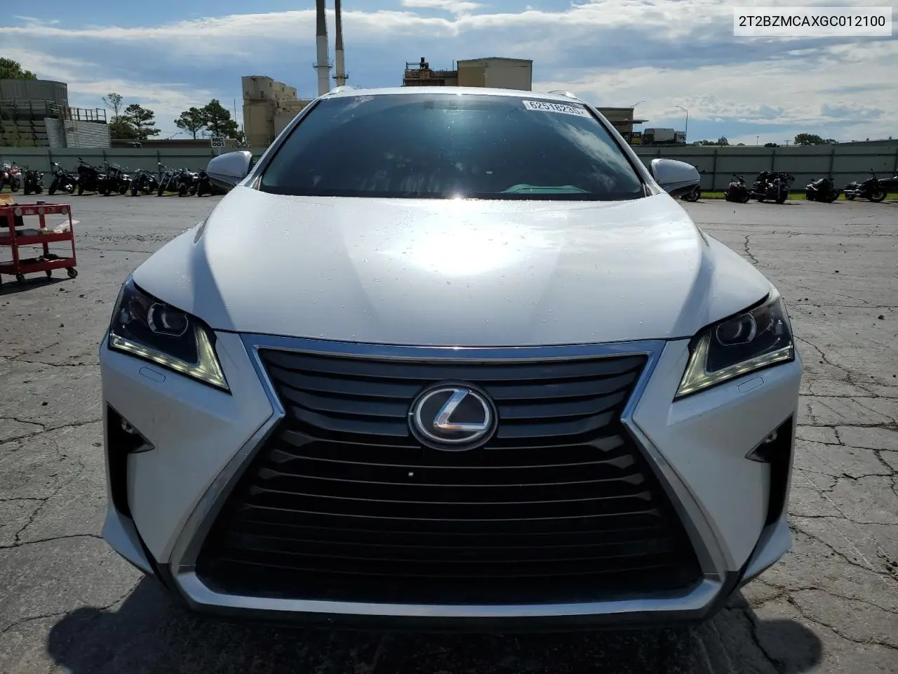 2016 Lexus Rx 350 Base VIN: 2T2BZMCAXGC012100 Lot: 62518235