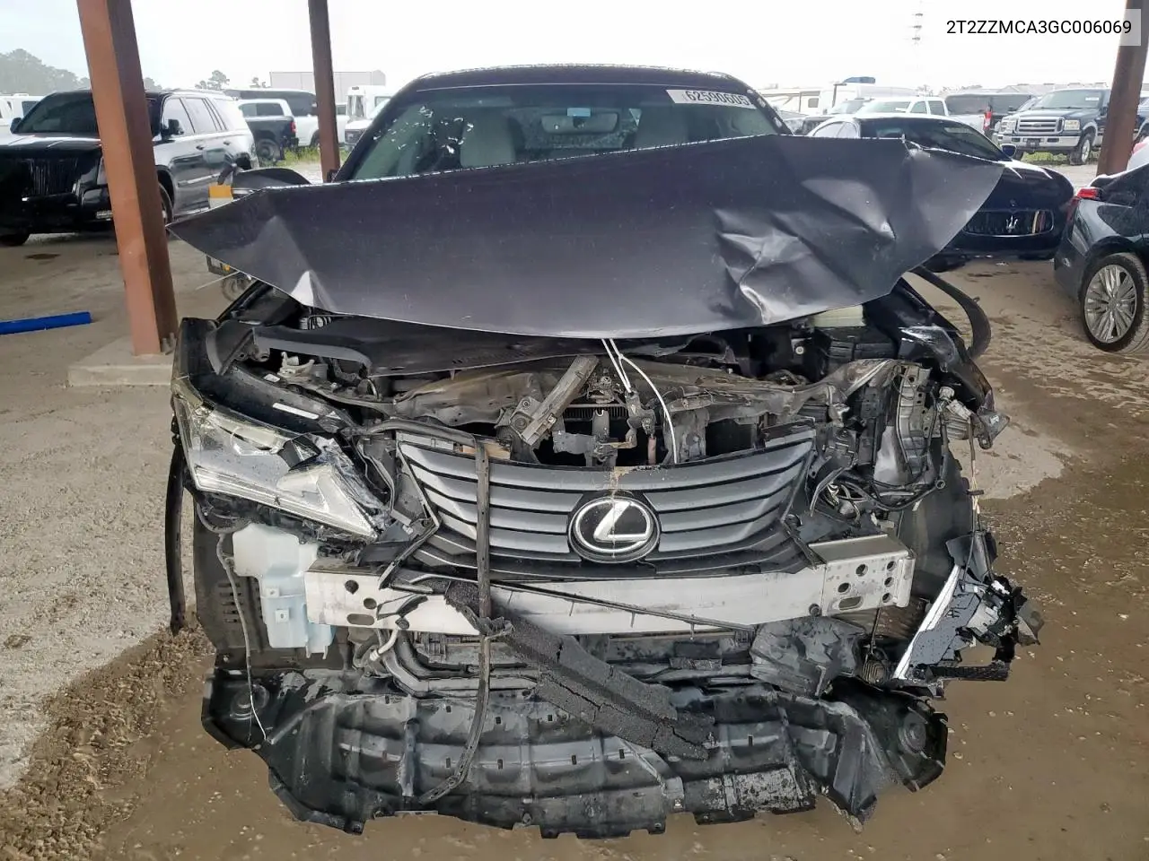2016 Lexus Rx 350 VIN: 2T2ZZMCA3GC006069 Lot: 62590605