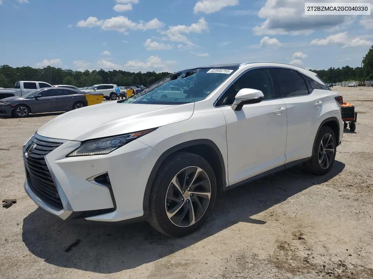 2016 Lexus Rx 350 Base VIN: 2T2BZMCA2GC040330 Lot: 62595755