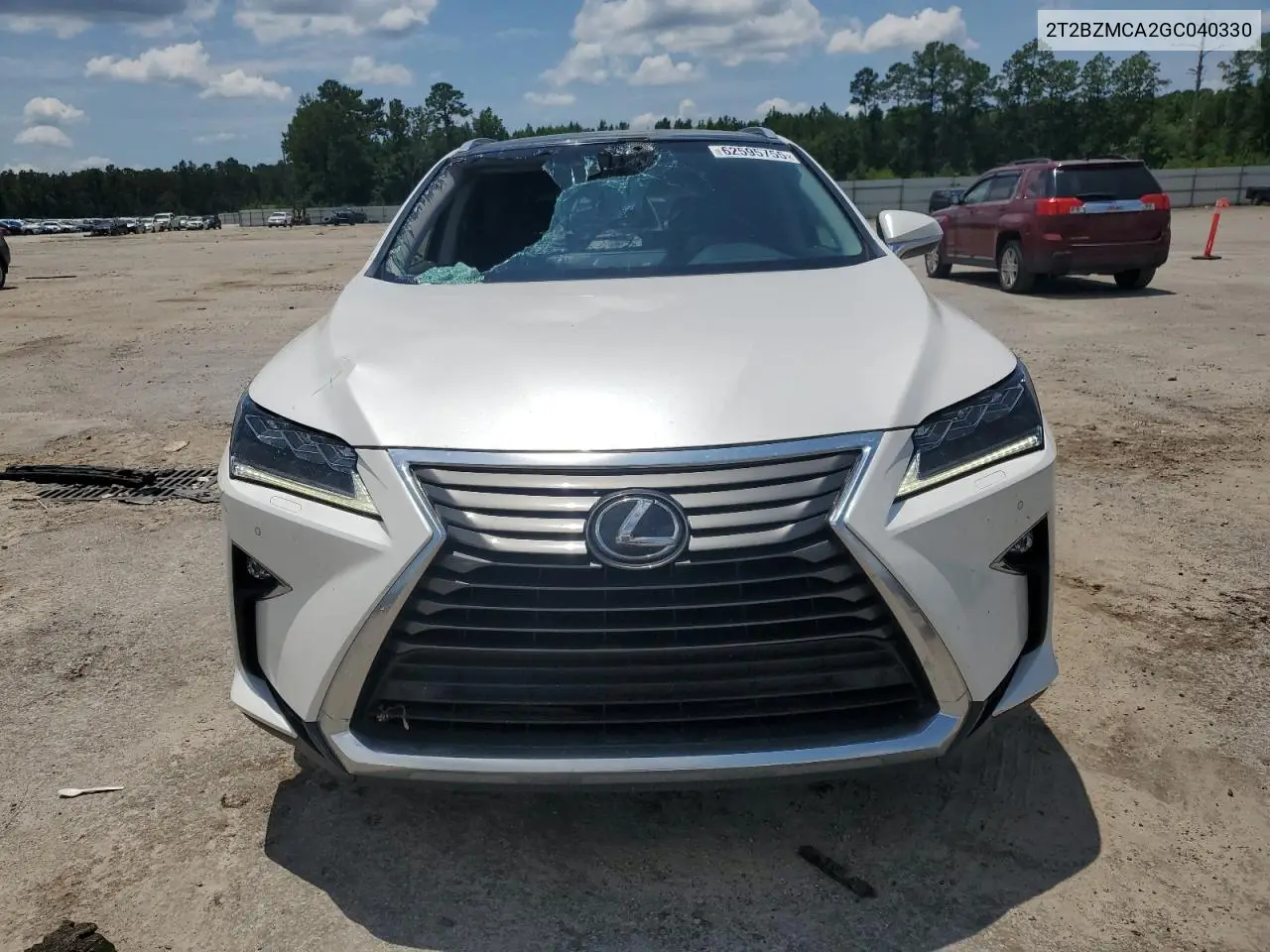 2016 Lexus Rx 350 Base VIN: 2T2BZMCA2GC040330 Lot: 62595755