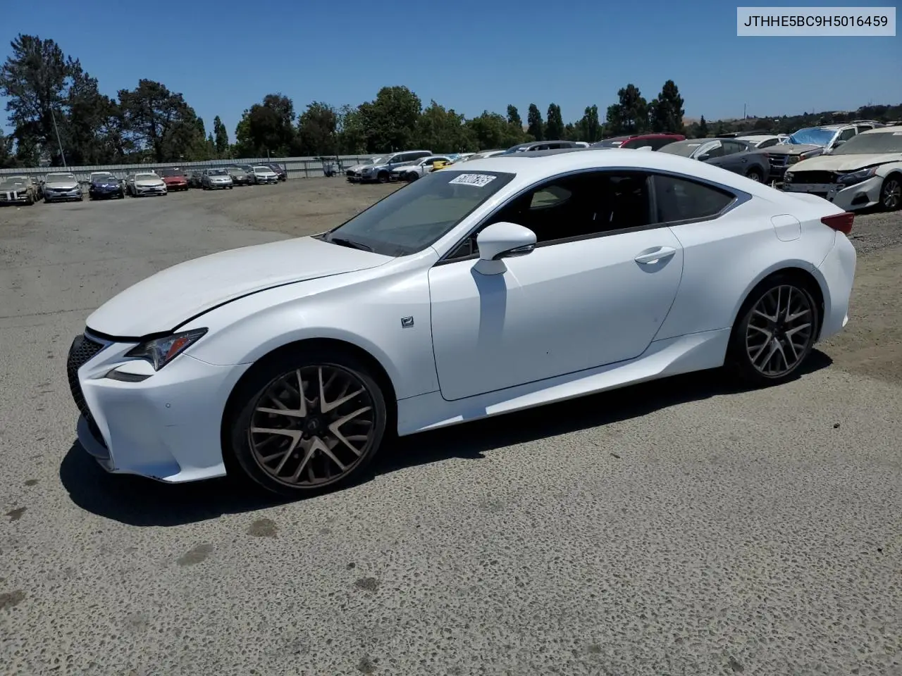 2017 Lexus Rc 350 VIN: JTHHE5BC9H5016459 Lot: 51806795